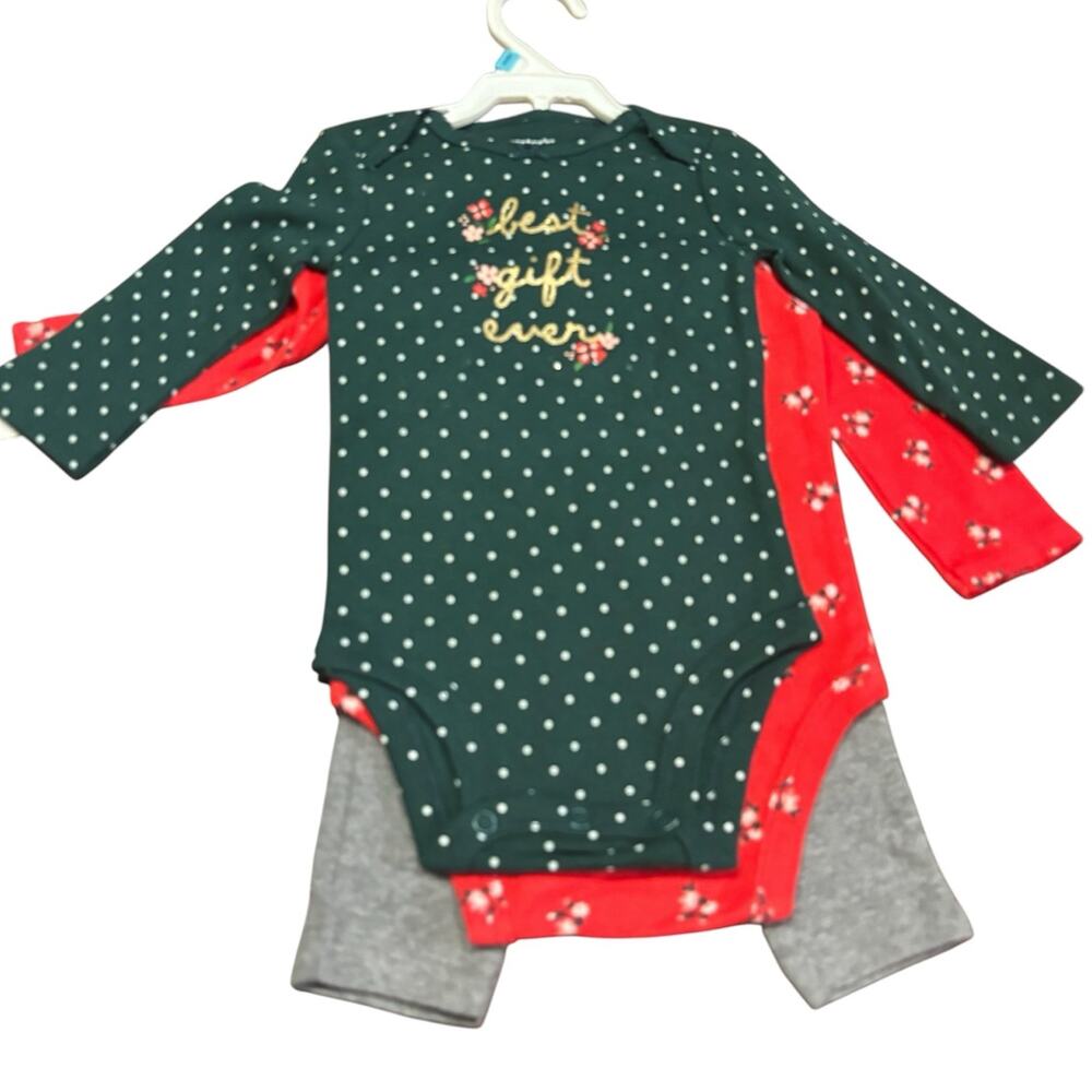 NWT Carter’s NB 3 pc holiday outfit